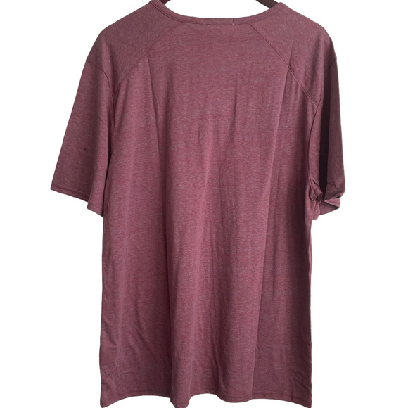 Threads 4 Thoughts Women Top L Rose Tee Organic Cotton Soft Relaxed Lounge NEW - Picture 3 of 10
